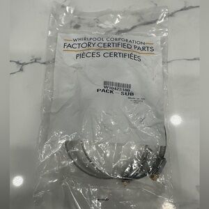 Whirlpool dryer W10423180 2 pack hose clamps accessories new
